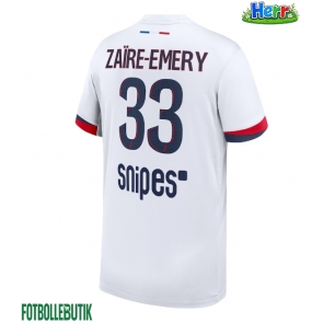 Paris Saint-Germain Warren Zaire-Emery #33 Bortatröja 2025-26 Kortärmad